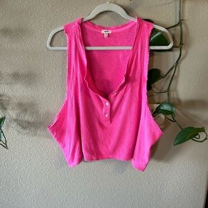 Aerie Cropped Muscle Tank